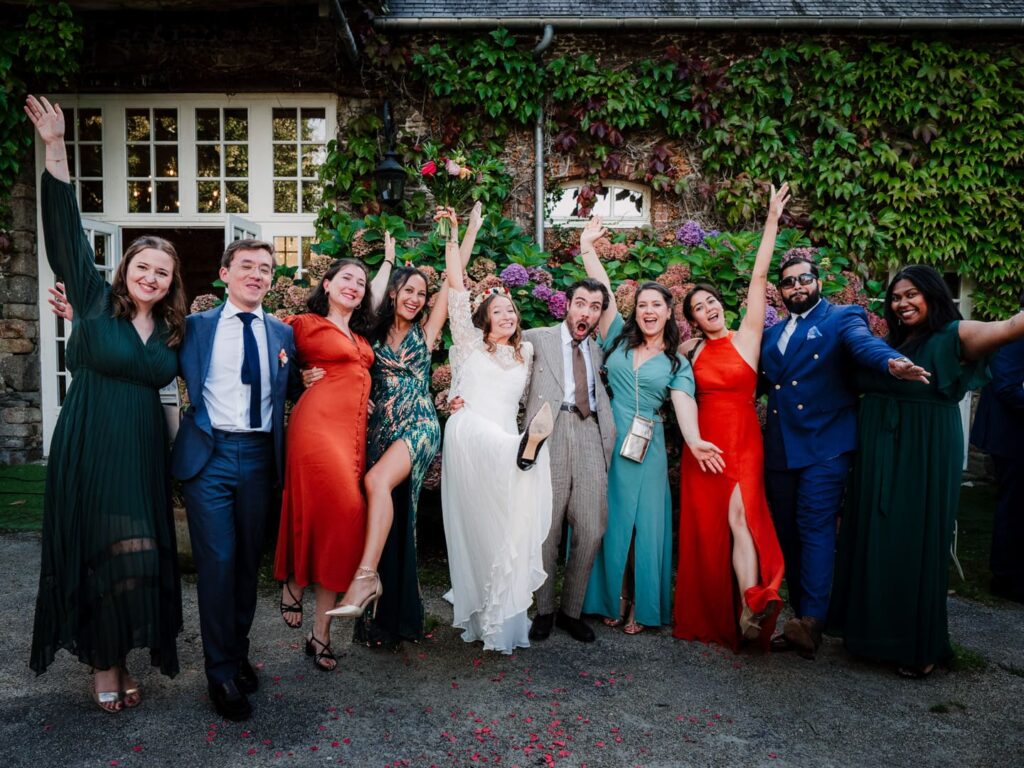 photo de groupes de mariage en Mayenne