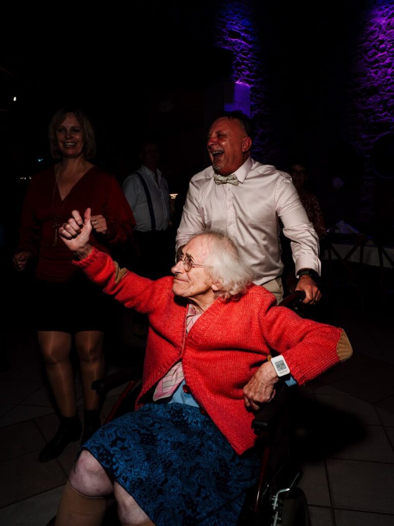Photographe de soirée de mariage