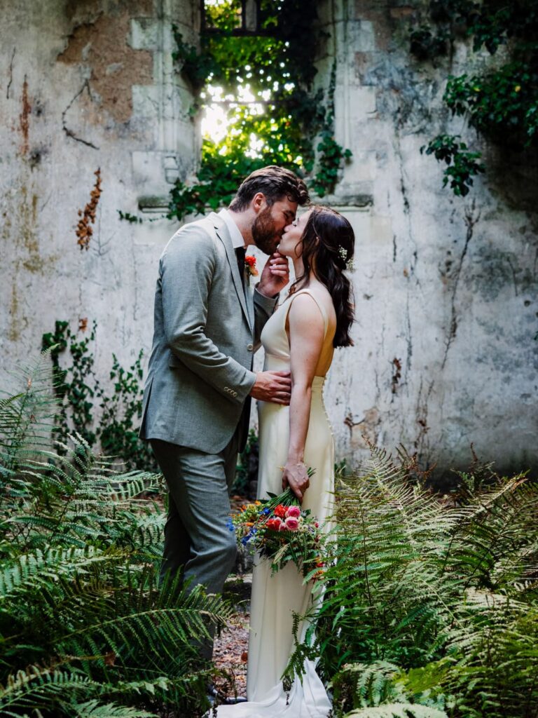 Photo de couple de mariage en Ille-et-vilaine