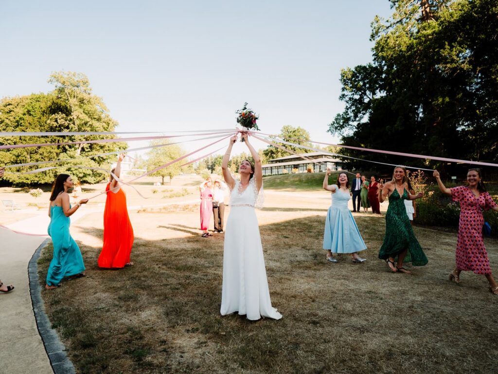 jeu du ruban de mariage